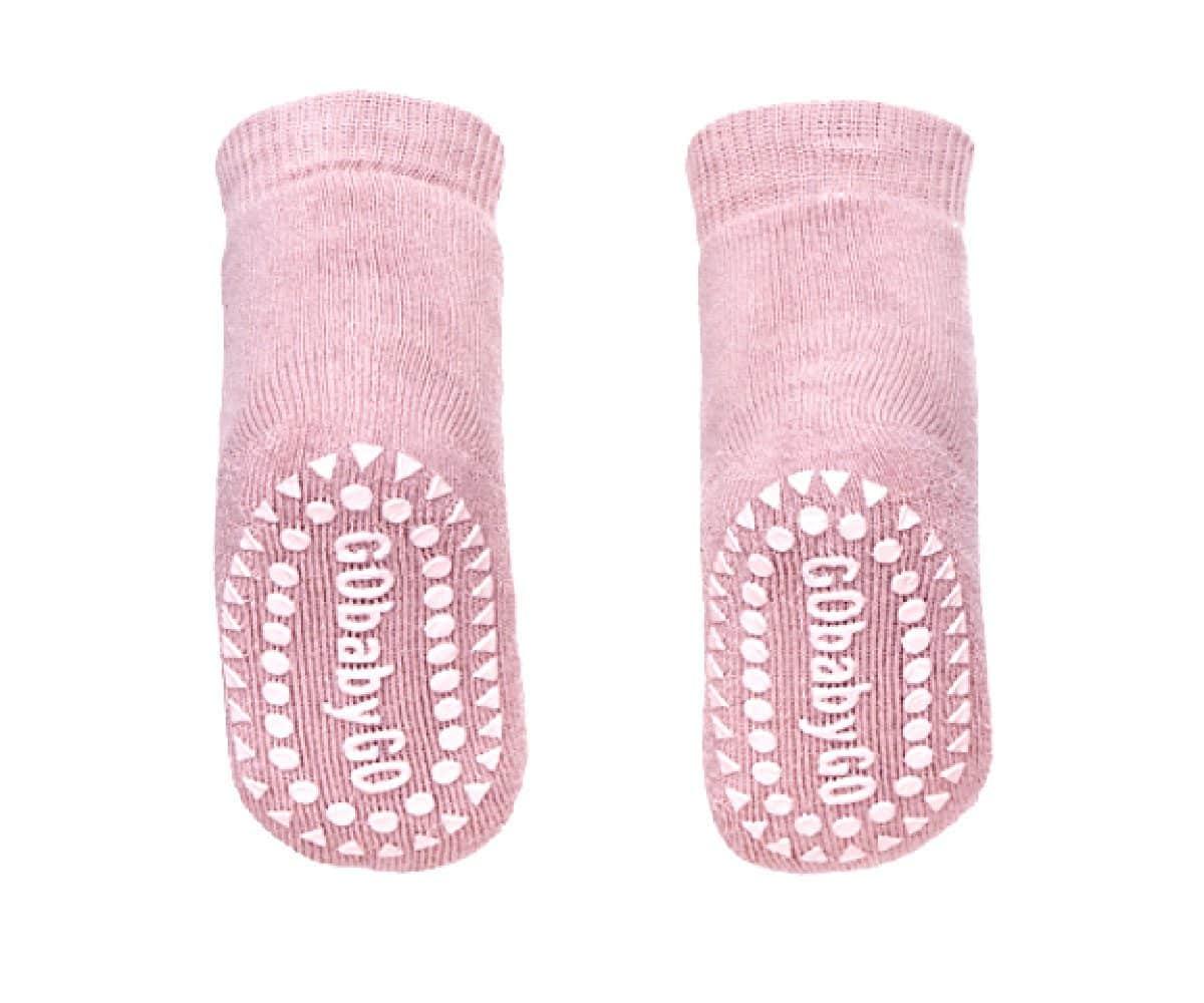 Meias antiderrapantes - rosa | GobabyGo - Mini-Me - Baby & Kids Store