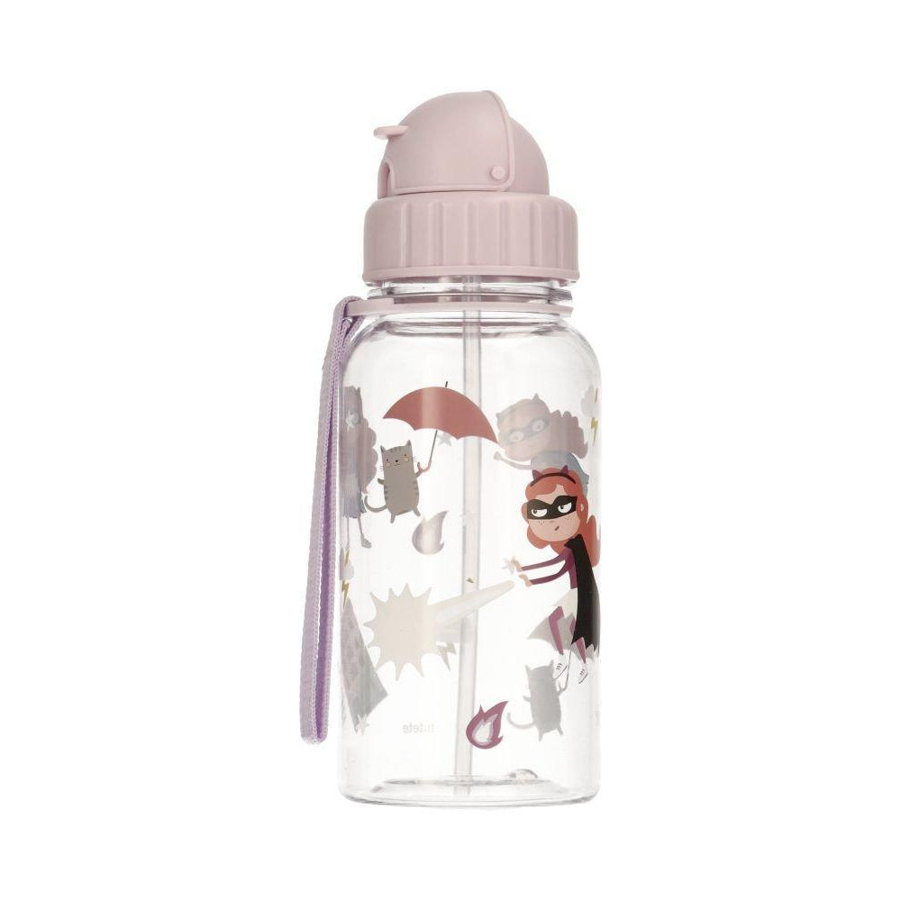 Garrafa com palhinha em tritan Fantastic Girl - Mini-Me - Baby & Kids Store