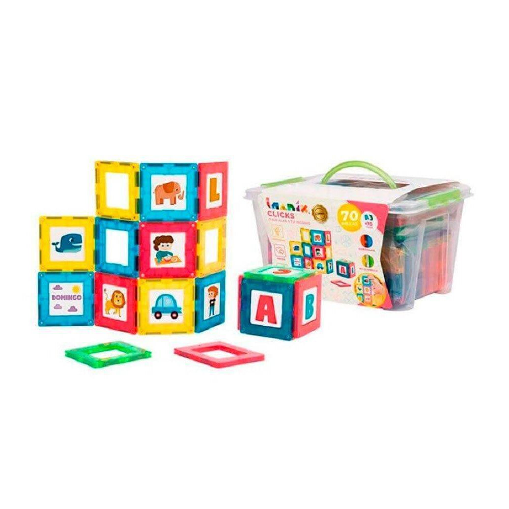 Imanix Clicks 140 peças - Mini-Me - Baby & Kids Store