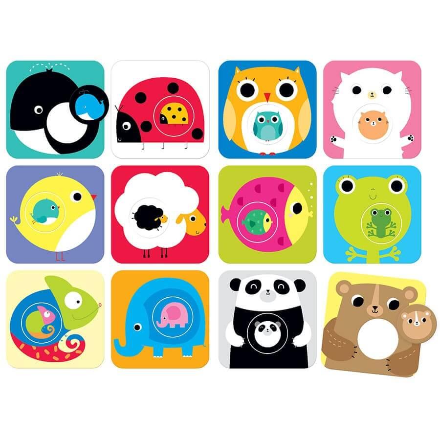 Puzzle de Combinações - Animais Bebés | Banana Panda - Mini-Me - Baby & Kids Store