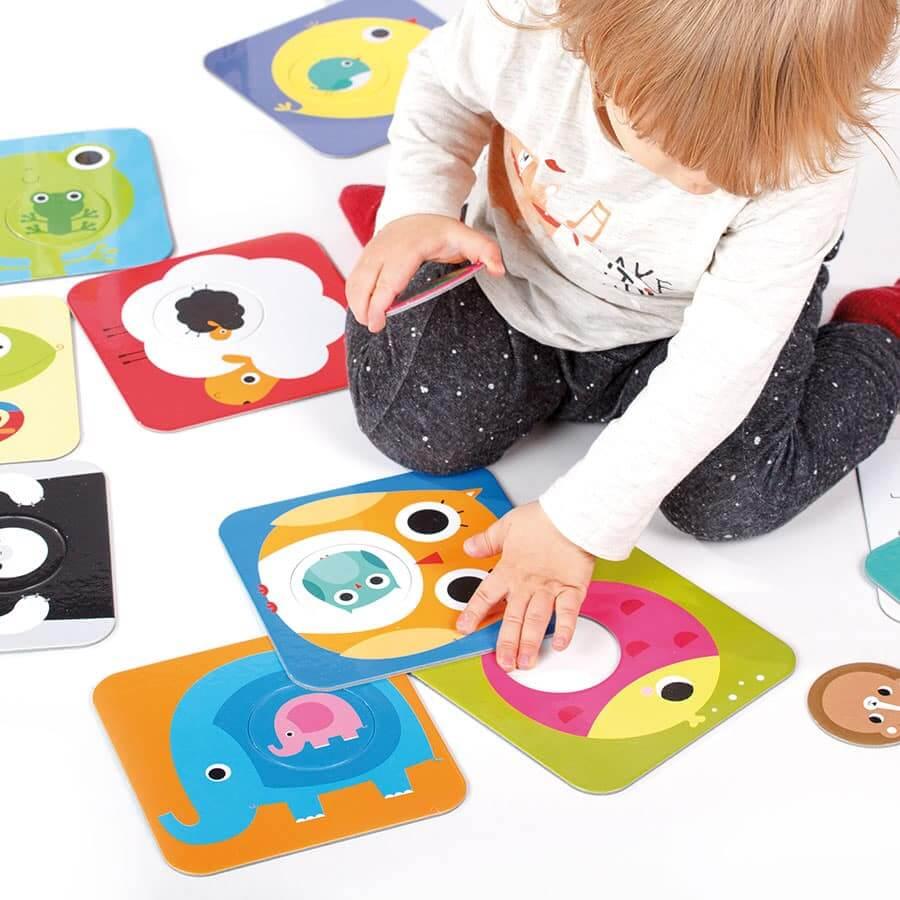 Puzzle de Combinações - Animais Bebés | Banana Panda - Mini-Me - Baby & Kids Store