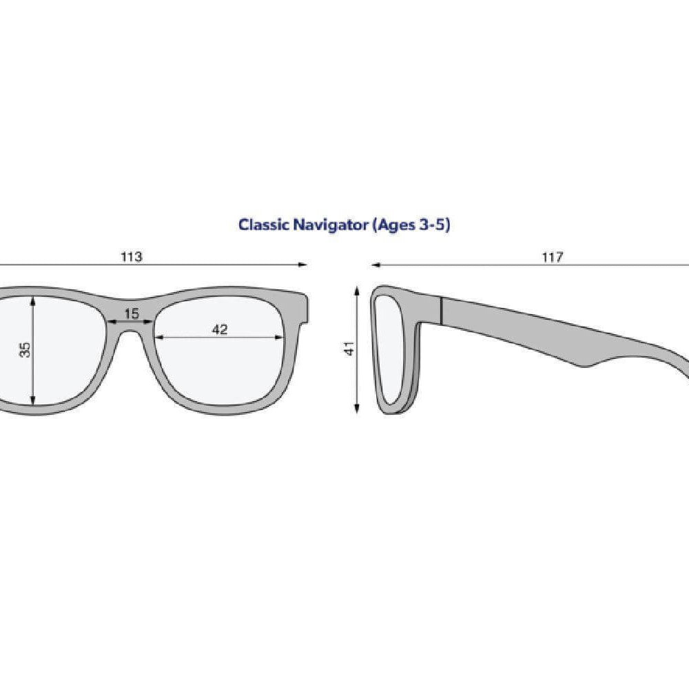 Óculos de sol flexíveis navigators "wacky watermelon" | Babiators - Mini-Me - Baby & Kids Store