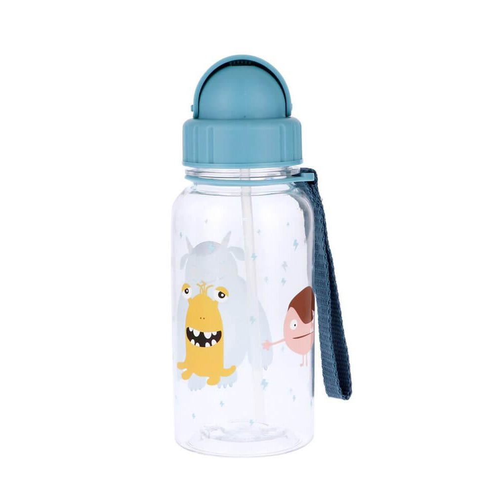 Garrafa com palhinha em tritan - Little Monsters Tutete - Mini-Me - Baby & Kids Store