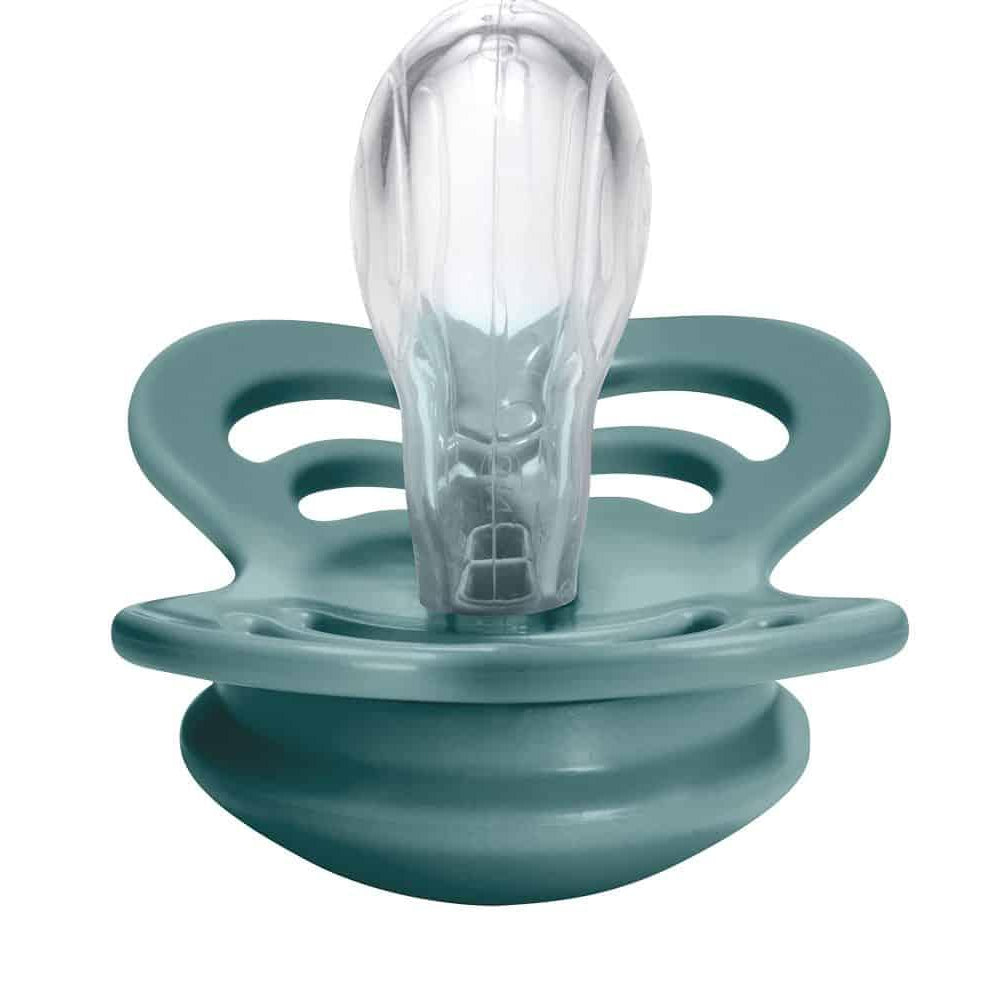 Pack 2 chupetas silicone BIBS Supreme “nordic mint/island sea” - Mini-Me - Baby & Kids Store