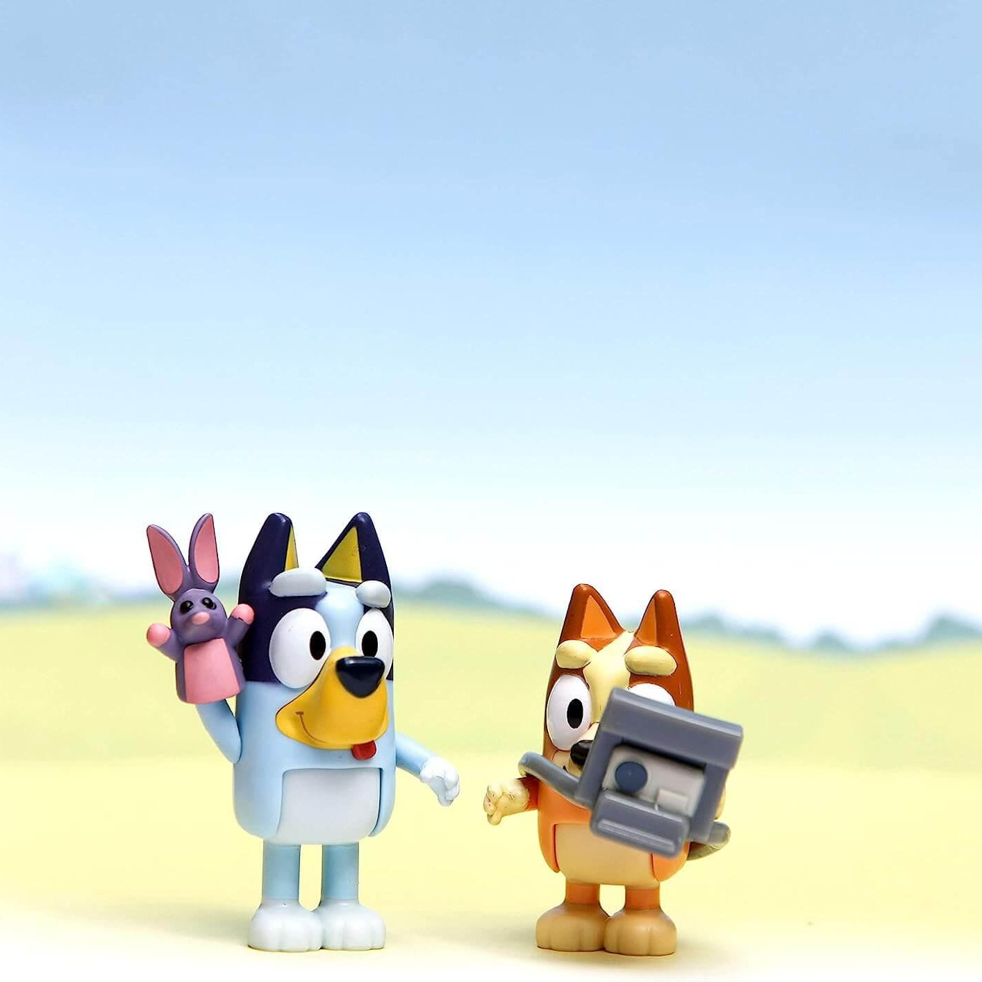 Pack Figuras Bluey e Bingo - Photo Fun - Mini-Me - Baby & Kids Store