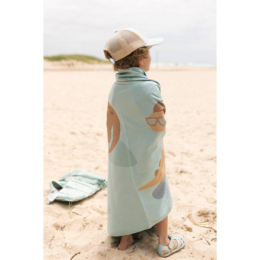 Toalha de Praia Microfibra Monnëka - Fishing Boat - Mini-Me - Baby & Kids Store