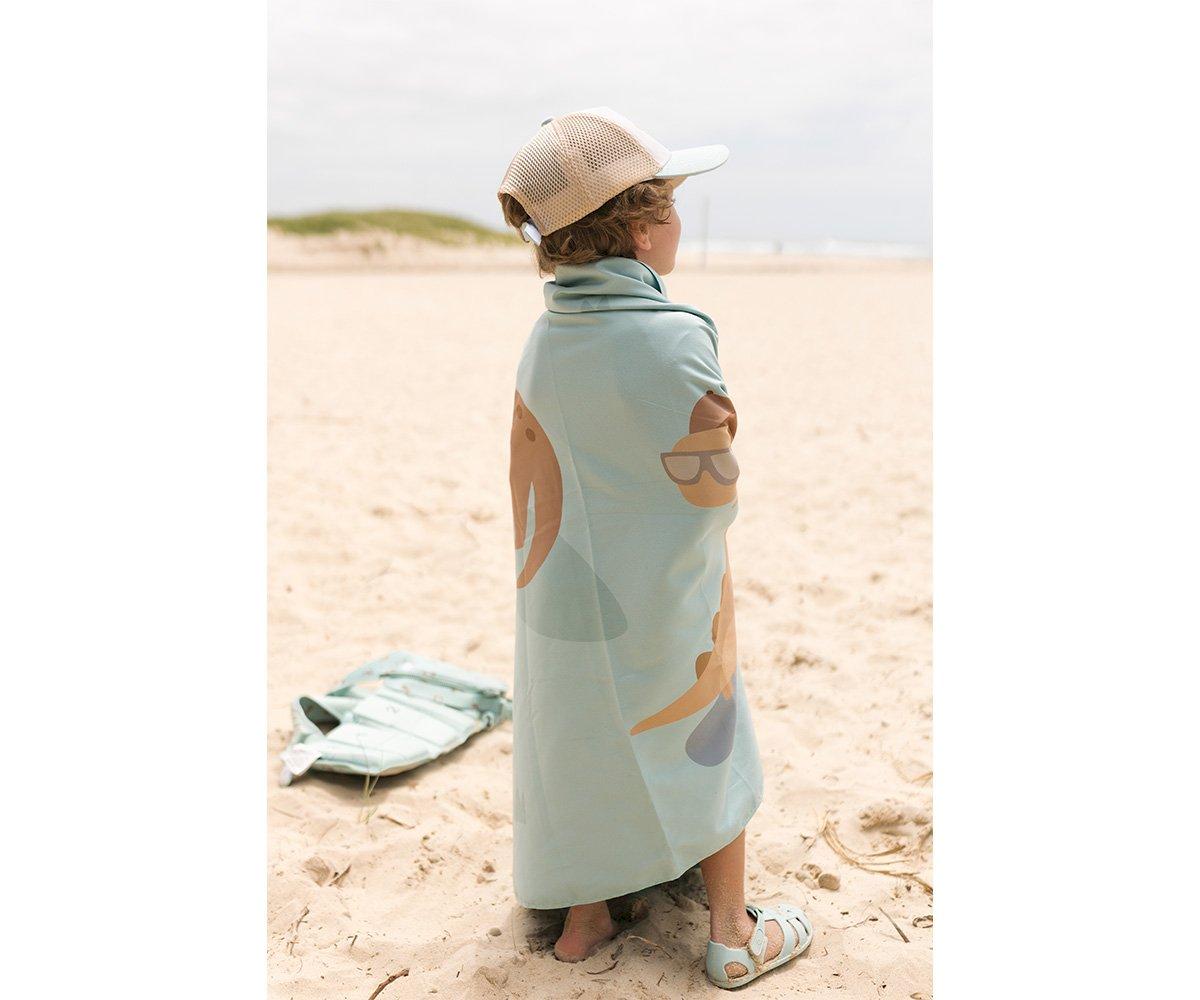 Toalha de Praia Microfibra Monnëka - Fishing Boat - Mini-Me - Baby & Kids Store