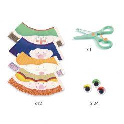 Recorta Personagens - Jogo de Colagens | Djeco - Mini-Me - Baby & Kids Store