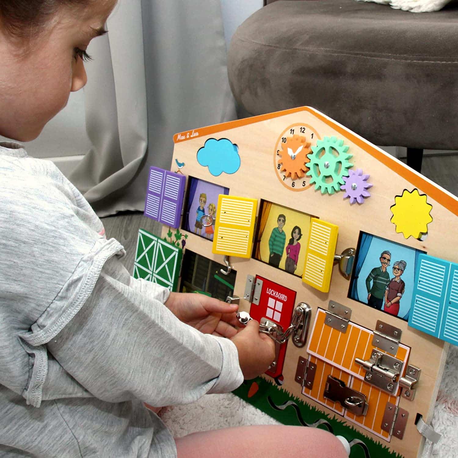 Lockboard / Tabuleiro de fechaduras e atividades | MAX&LEA - Mini-Me - Baby & Kids Store