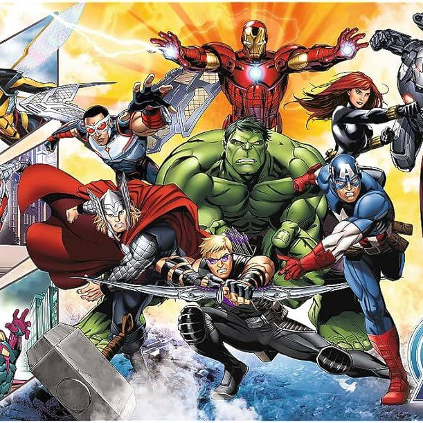 Puzzle Avengers 100 peças - A Magia dos Vingadores - TREFL - Mini-Me - Baby & Kids Store