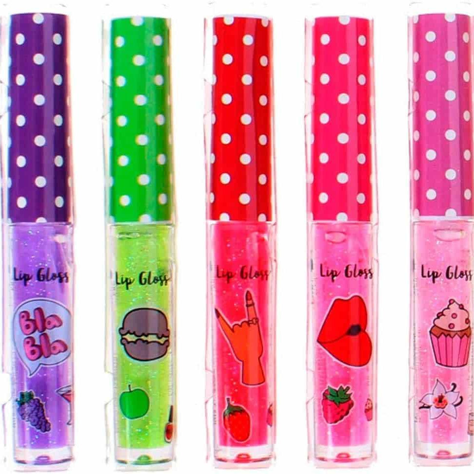 Create it! – Kit Maquilhagem - Batons líquidos com brilho e cheiro - Mini-Me - Baby & Kids Store