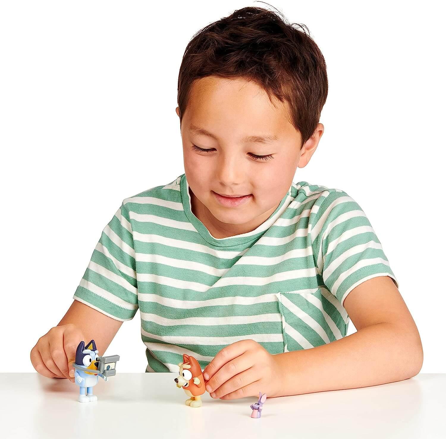 Pack Figuras Bluey e Bingo - Photo Fun - Mini-Me - Baby & Kids Store