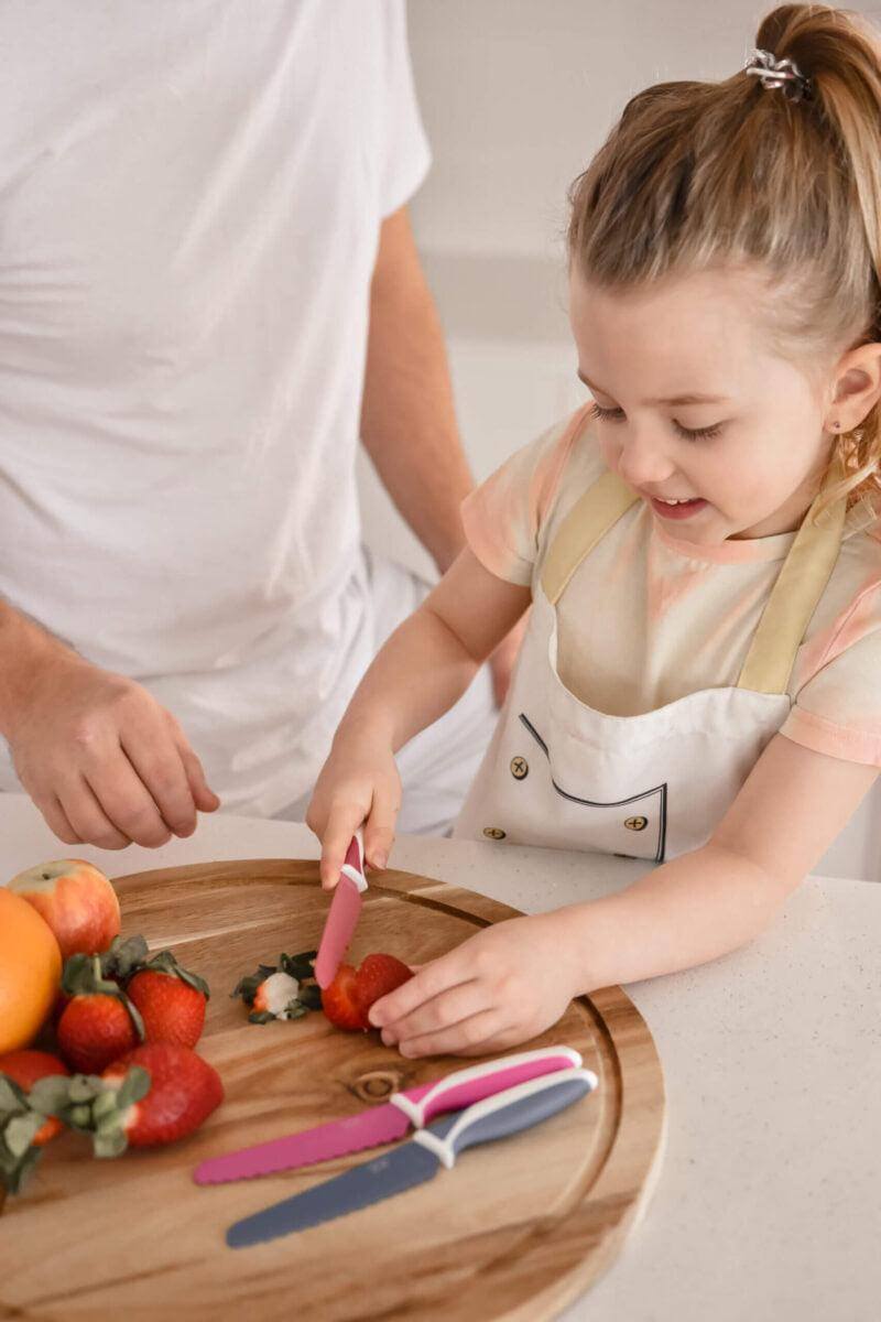 Faca de cozinha para autonomia da criança | Kiddikutter - dusty pink - Mini-Me - Baby & Kids Store