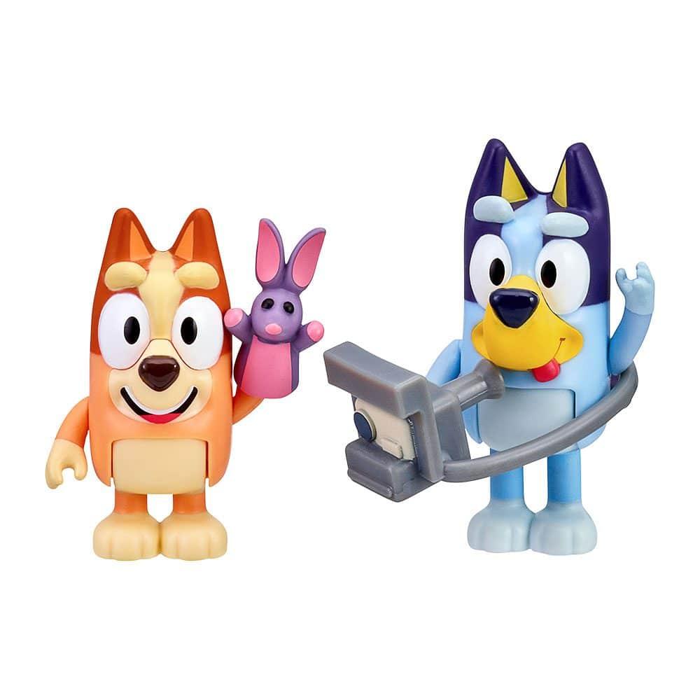 Pack Figuras Bluey e Bingo - Photo Fun - Mini-Me - Baby & Kids Store