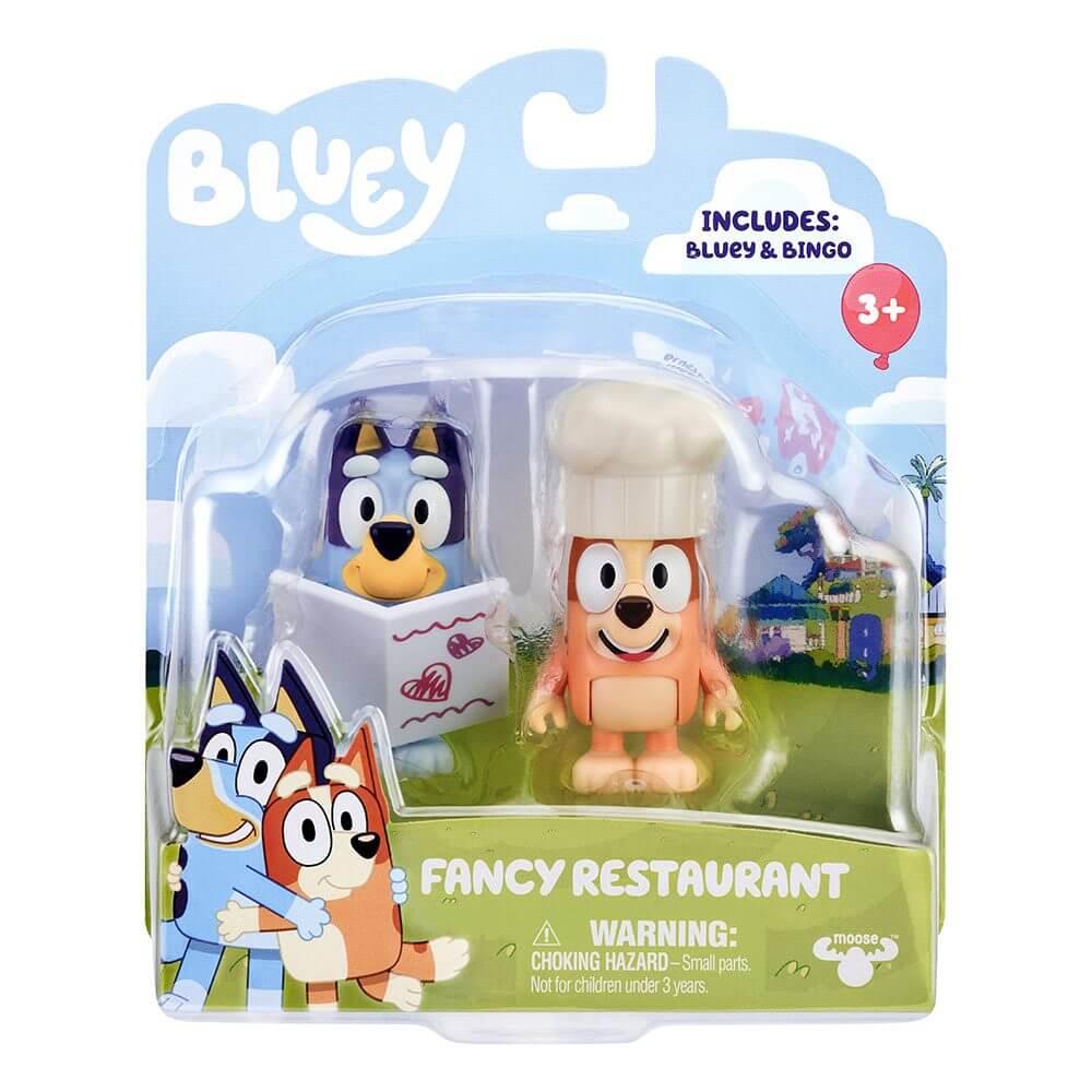 Pack Figuras Bluey e Bingo - Fancy Restaurant - Mini-Me - Baby & Kids Store