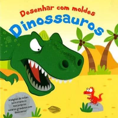 Livro Desenhar com Moldes: Dinossauros - Mini-Me - Baby & Kids Store