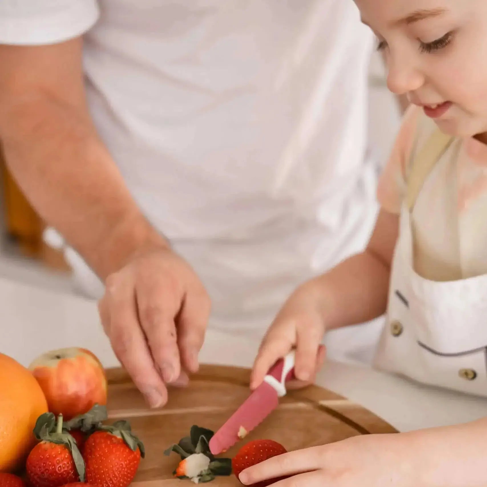 Faca de cozinha para autonomia da criança | Kiddikutter - dusty pink - Mini-Me - Baby & Kids Store