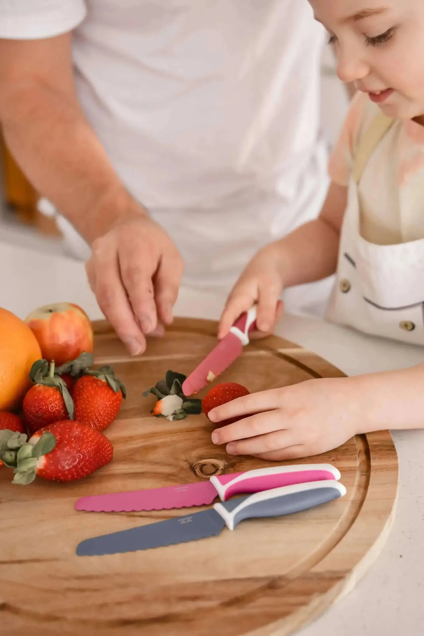 Faca de cozinha para autonomia da criança | Kiddikutter - dusty pink - Mini-Me - Baby & Kids Store