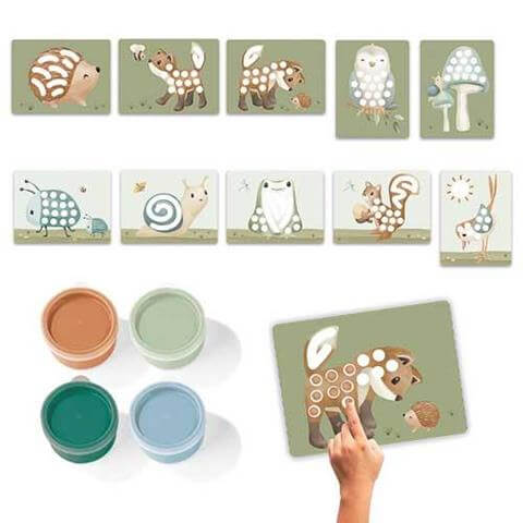 Set Pintar com os Dedos Forest Friends | Little Dutch - Mini-Me - Baby & Kids Store