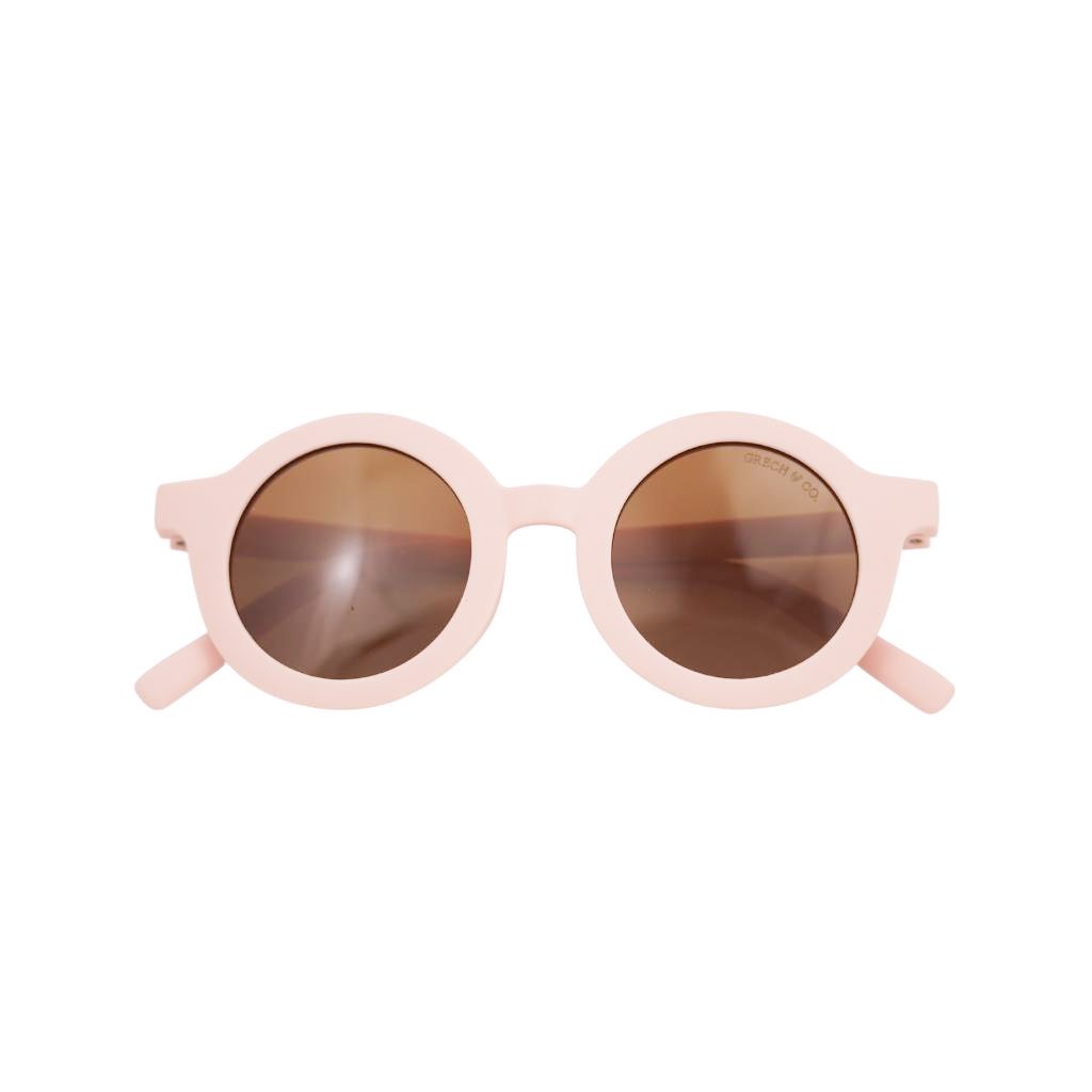 Óculos de sol flexíveis polarizados - Blush Bloom - 3-8 anos | Grech & Co - Mini-Me
