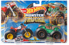 Hot Wheels - Pack 2 Veículos Dupla Demolição Monster Trucks - Mini-Me