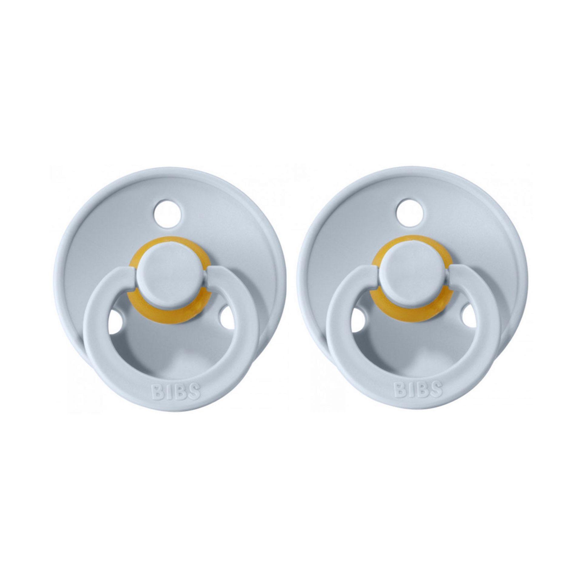 Pack 2 chupetas látex - BIBS Baby blue/ Baby blue - Mini-Me - Baby & Kids Store
