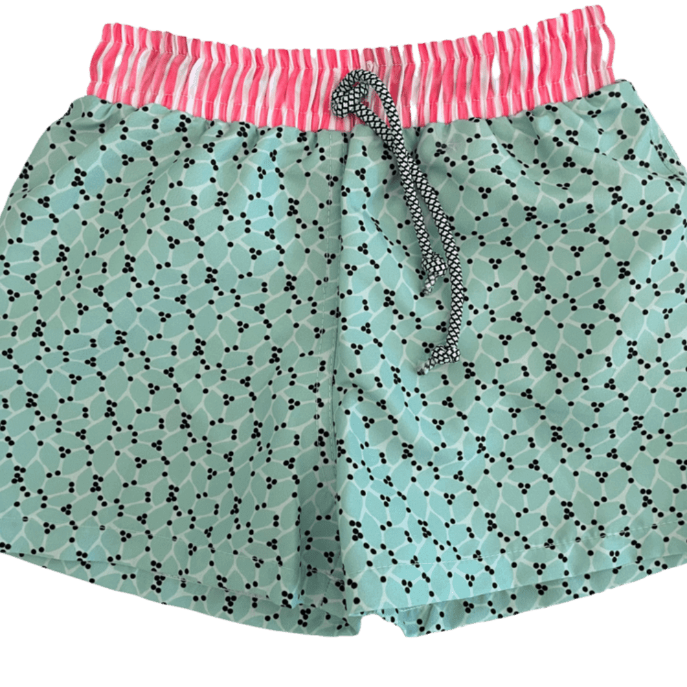 Calções de banho menino - Green Leafs - 3 anos - Mini-Me - Baby & Kids Store