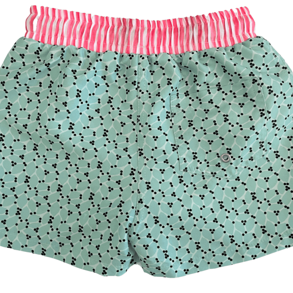 Calções de banho menino - Green Leafs - 3 anos - Mini-Me - Baby & Kids Store