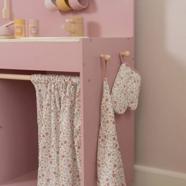 Cozinha Rosa - Little Dutch com detalhes encantadores e acessórios em padrão Soft Flowers.