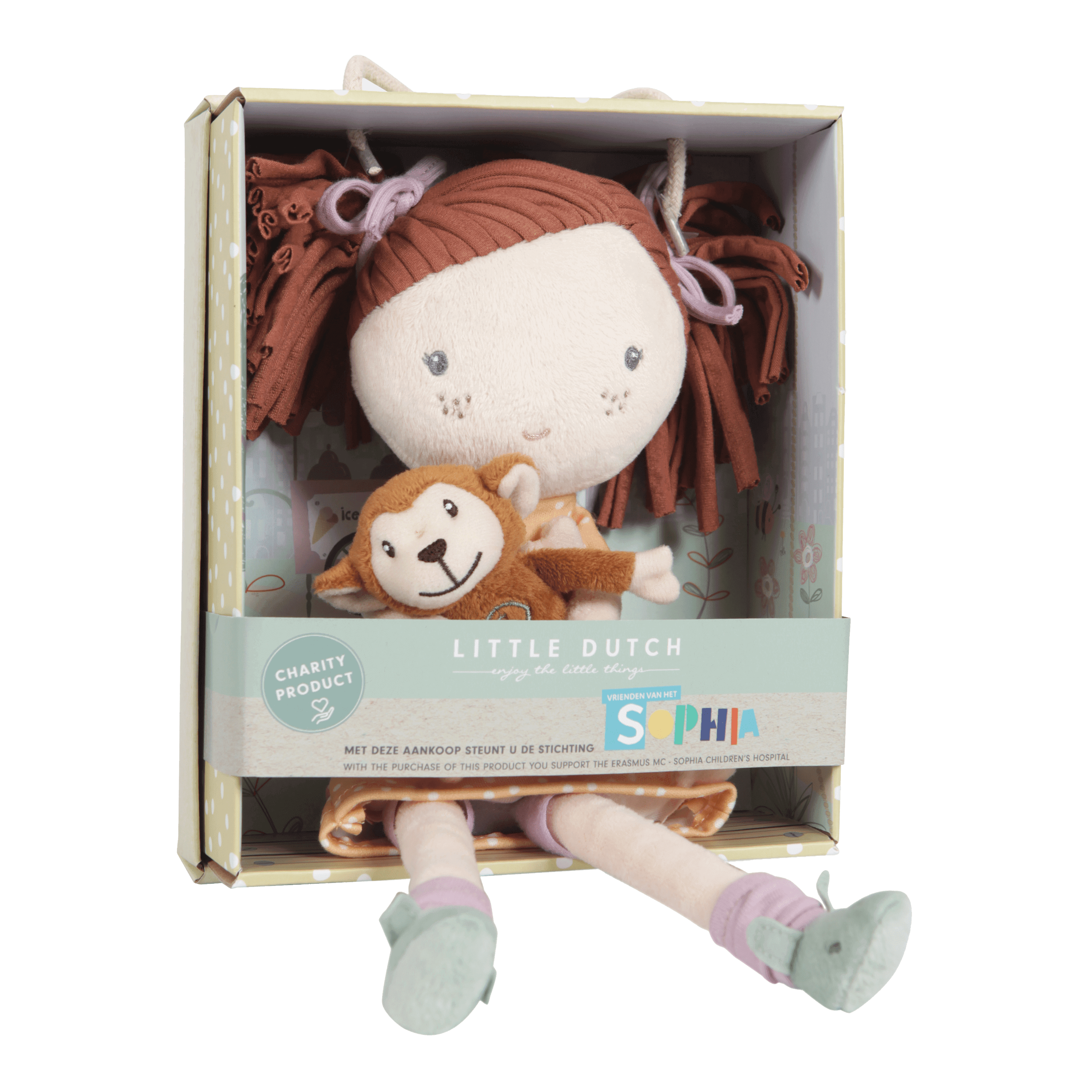 Boneca de pano Sophia - 35cm | Little Dutch - Mini-Me - Baby & Kids Store