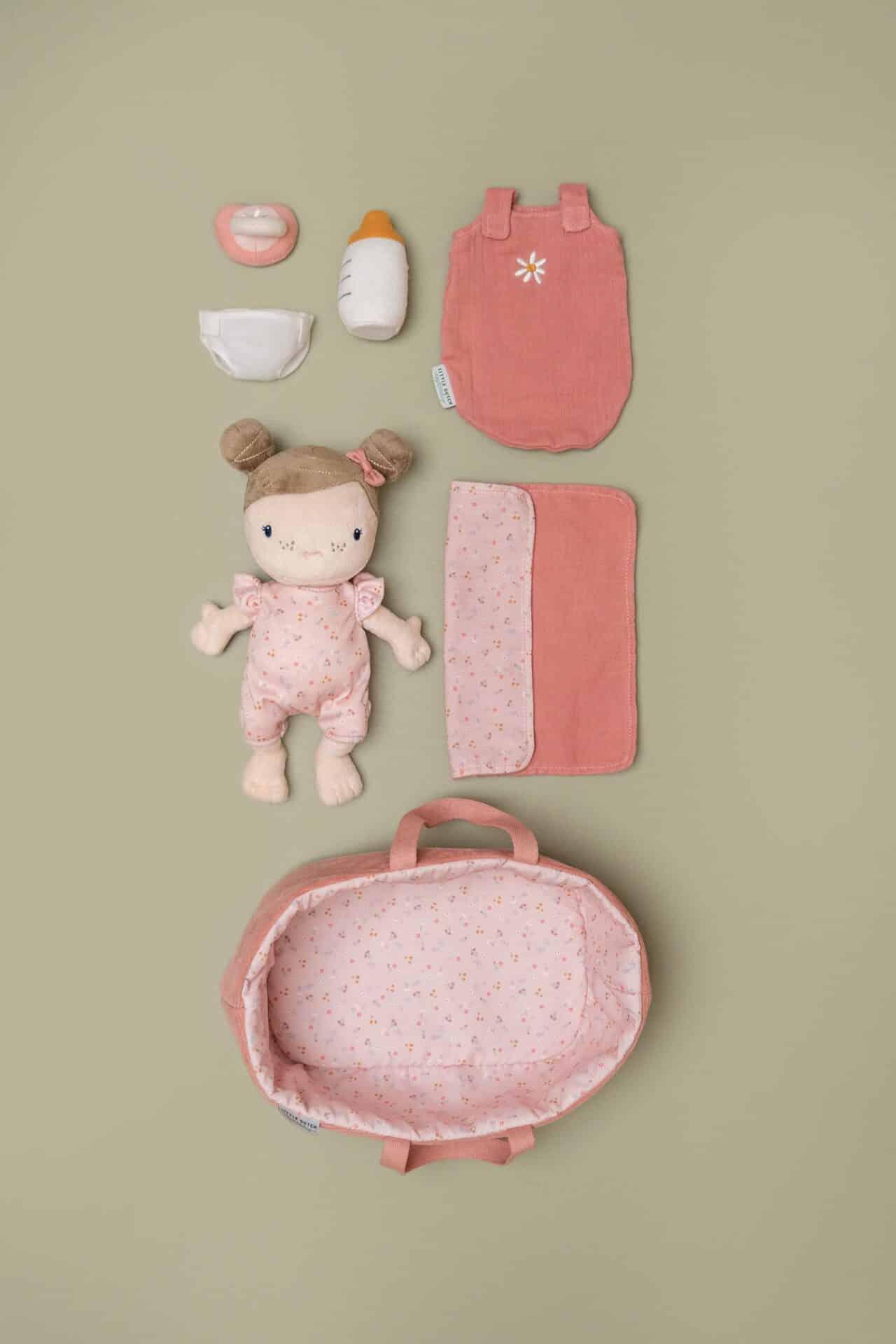 Boneca bebé Rosa - Little Pink Flowers | Little Dutch - Mini-Me - Baby & Kids Store