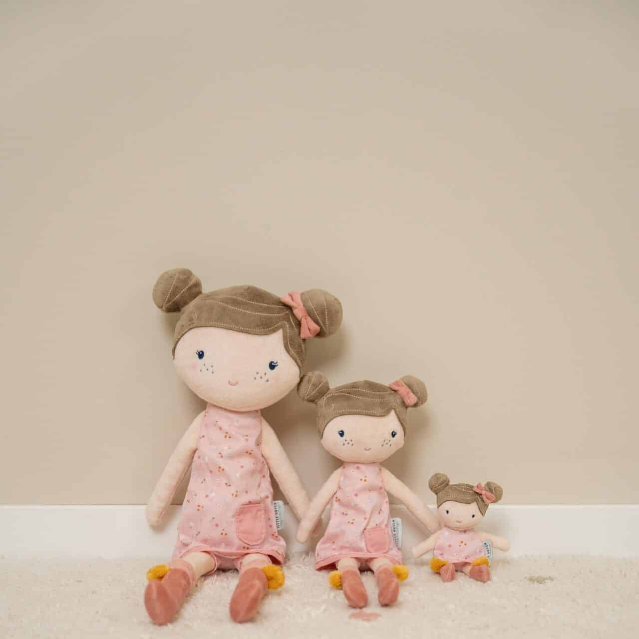 Boneca de pano Rosa 35cm - Little Dutch - Mini-Me - Baby & Kids Store