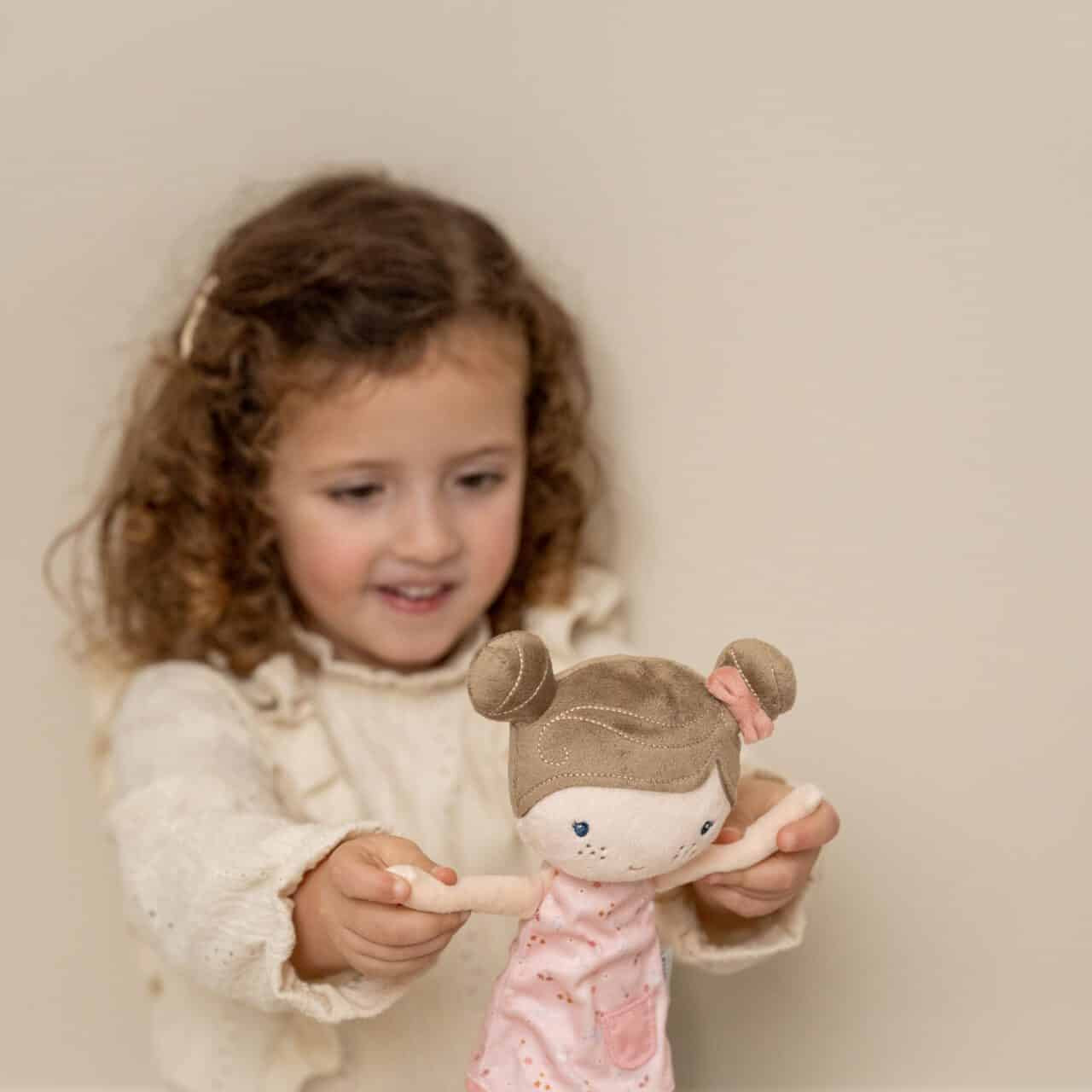 Boneca de pano Rosa 35cm - Little Dutch - Mini-Me - Baby & Kids Store