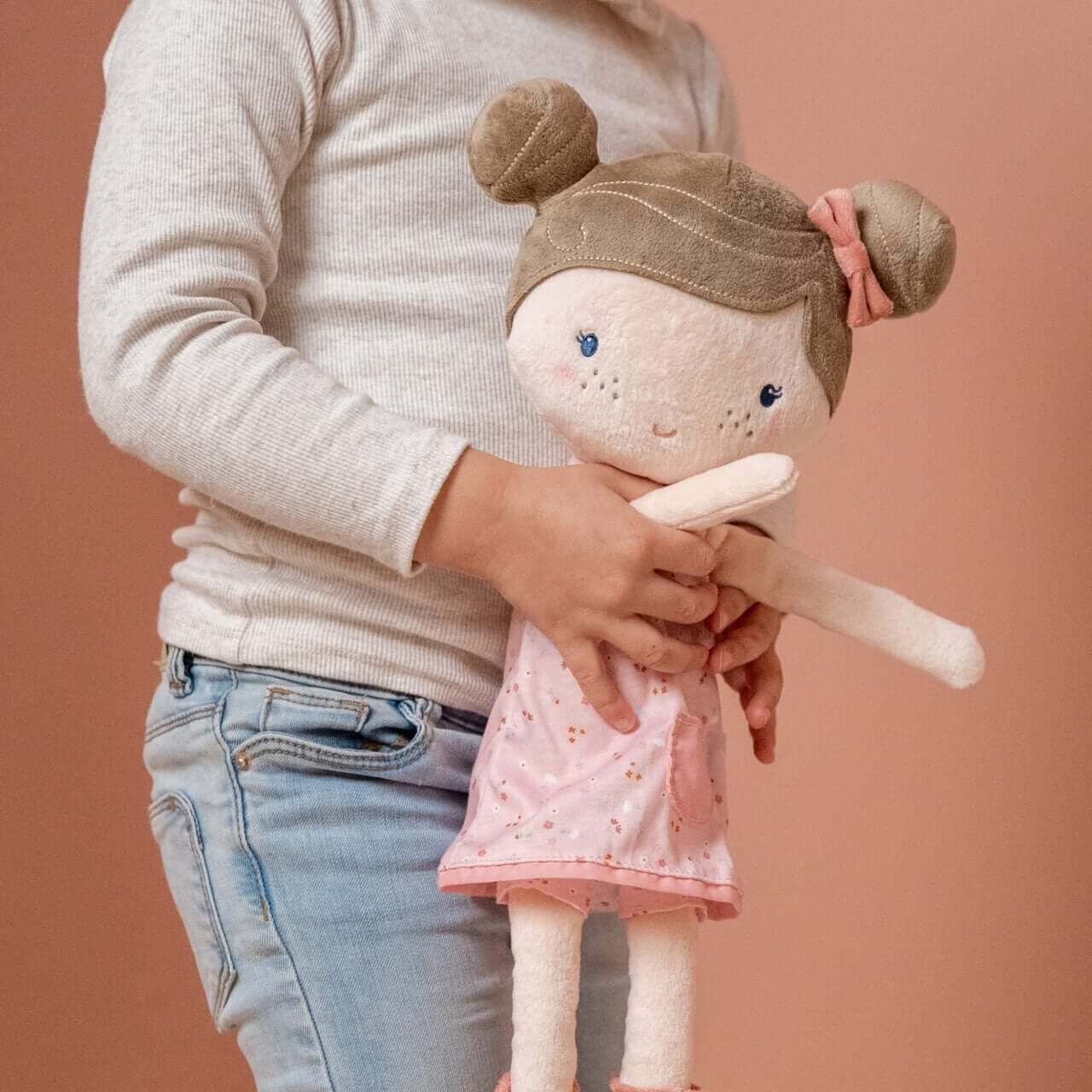 Boneca de pano Rosa - 50cm - Little Pink Flowers | Little Dutch - Mini-Me - Baby & Kids Store