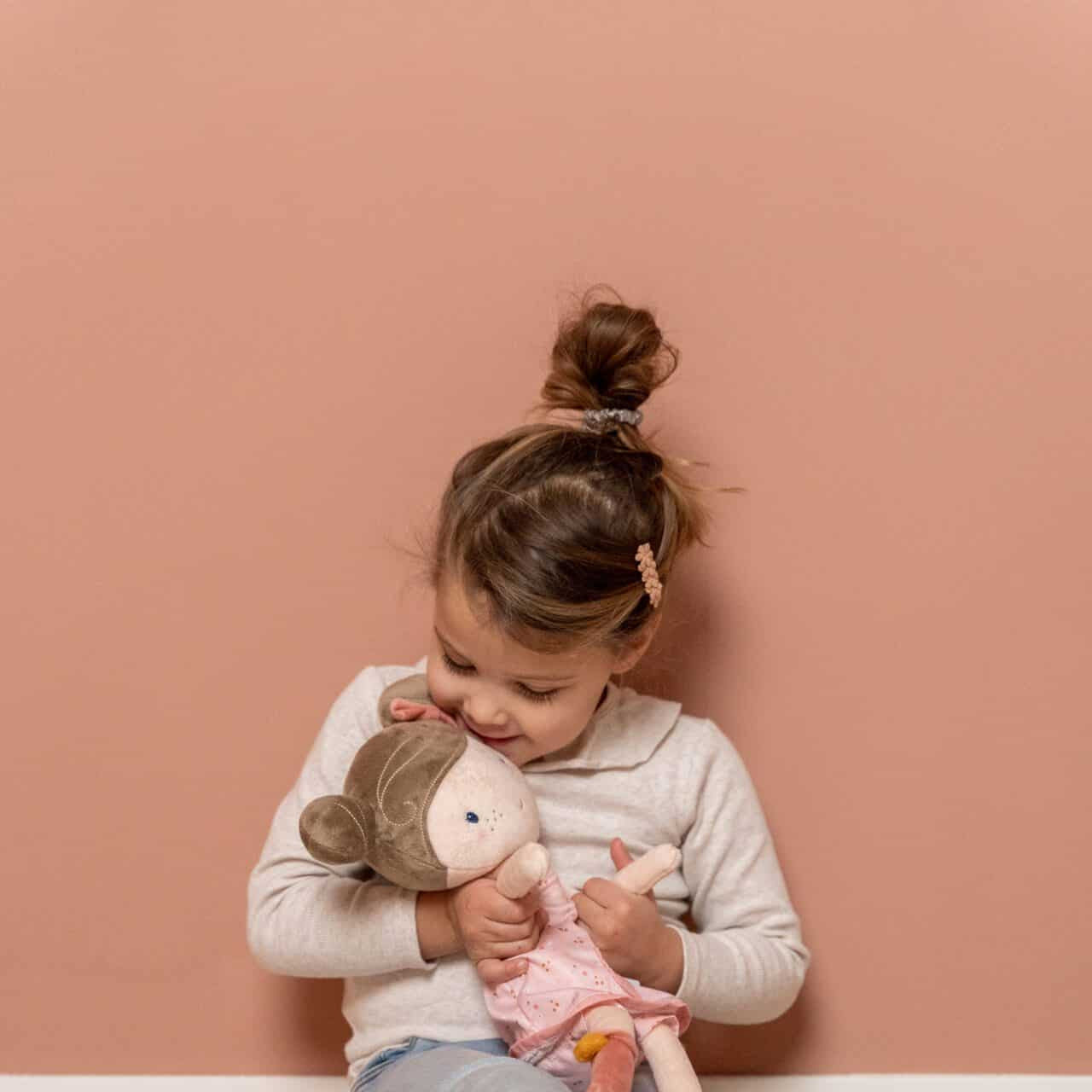 Boneca de pano Rosa - 50cm - Little Pink Flowers | Little Dutch - Mini-Me - Baby & Kids Store