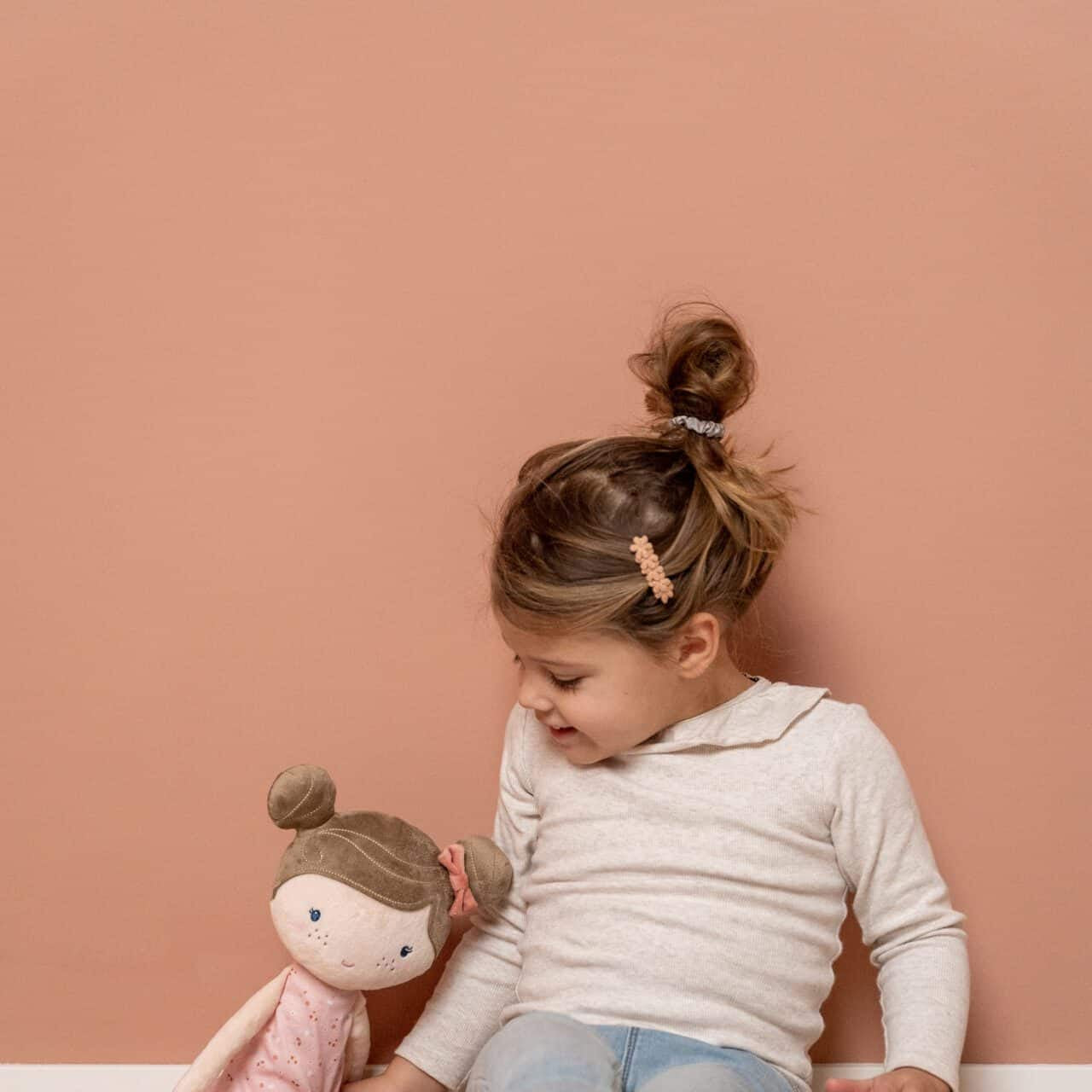 Boneca de pano Rosa - 50cm - Little Pink Flowers | Little Dutch - Mini-Me - Baby & Kids Store