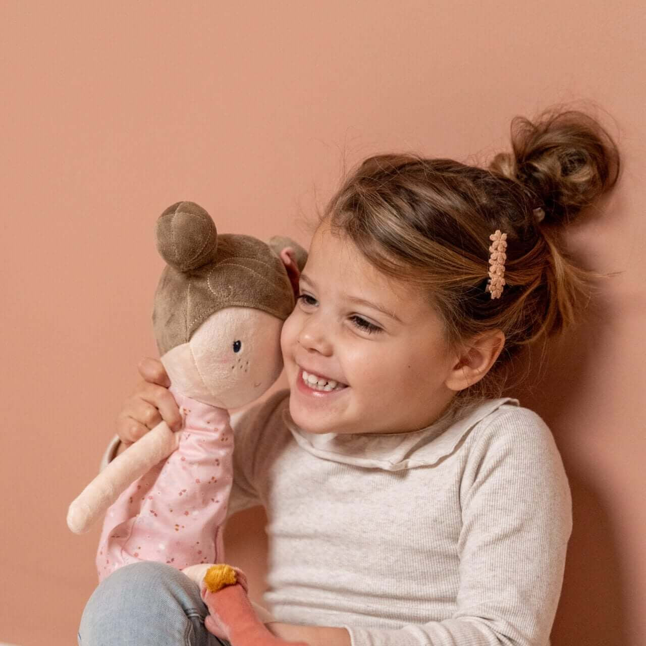 Boneca de pano Rosa - 50cm - Little Pink Flowers | Little Dutch - Mini-Me - Baby & Kids Store