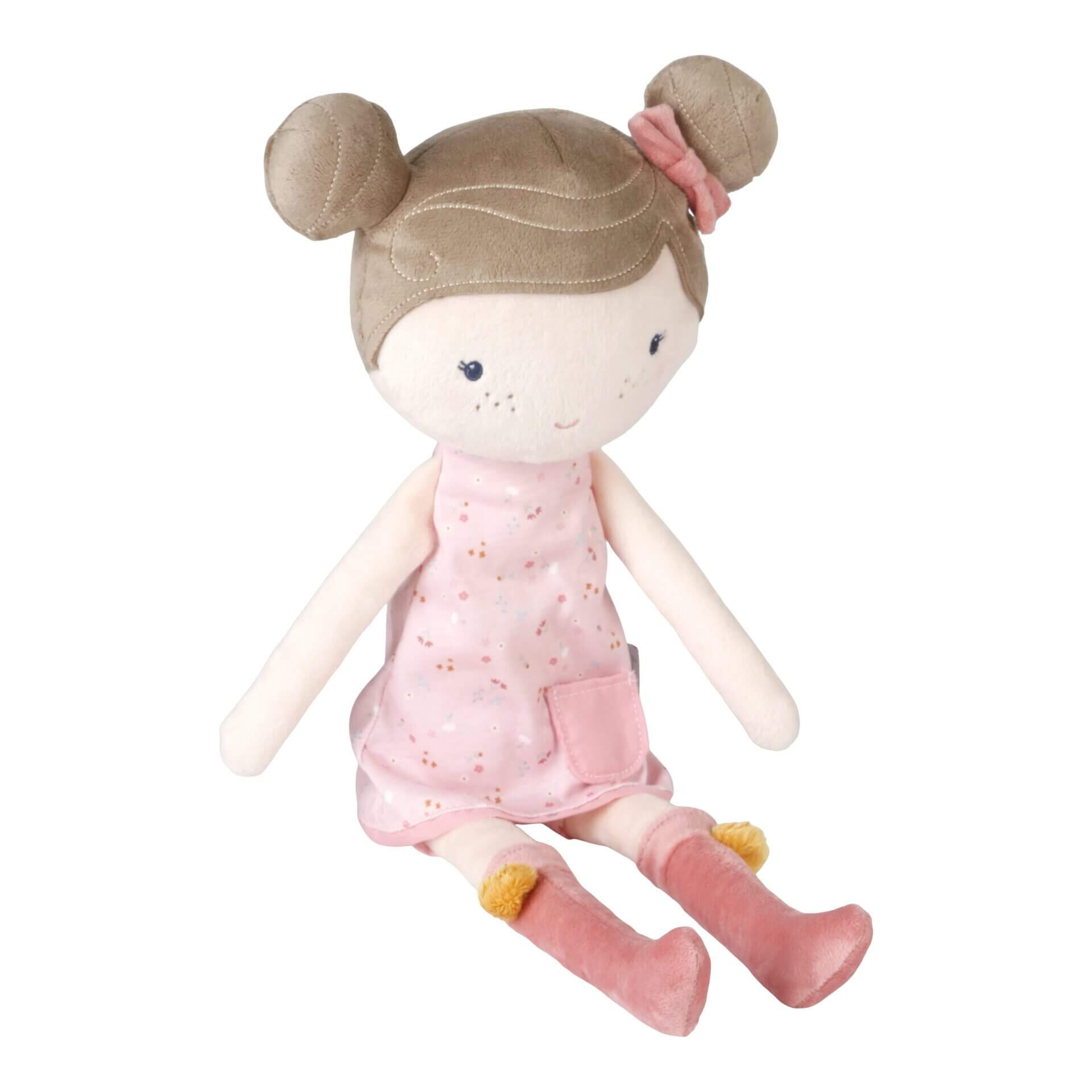 Boneca de pano Rosa 35cm - Little Dutch - Mini-Me - Baby & Kids Store