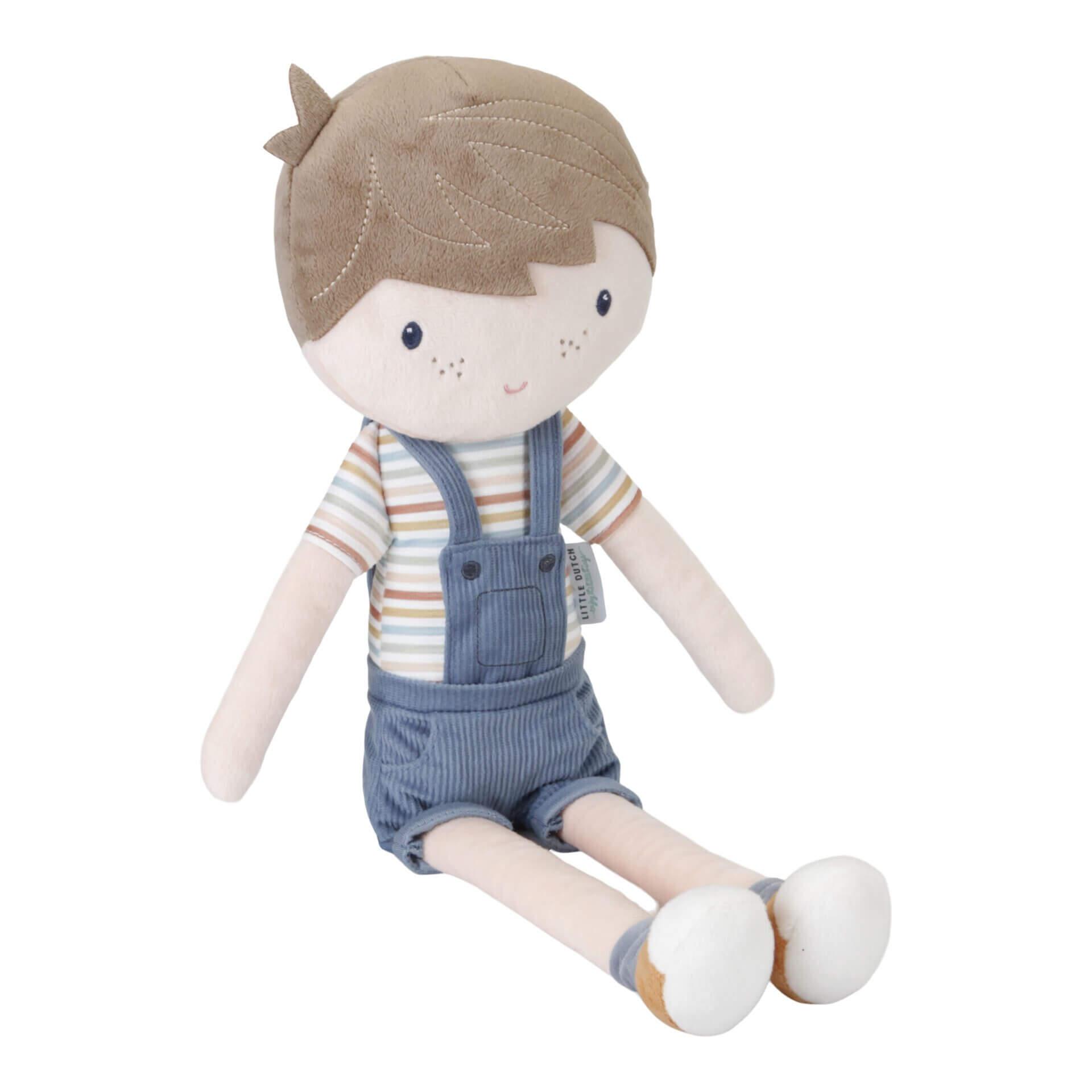 Boneco de pano Jim - 50cm - Vintage Sripes | Little Dutch - Mini-Me - Baby & Kids Store
