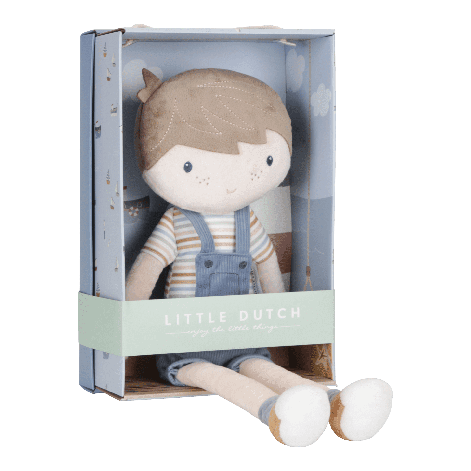 Boneco de pano Jim - 50cm - Vintage Sripes | Little Dutch - Mini-Me - Baby & Kids Store