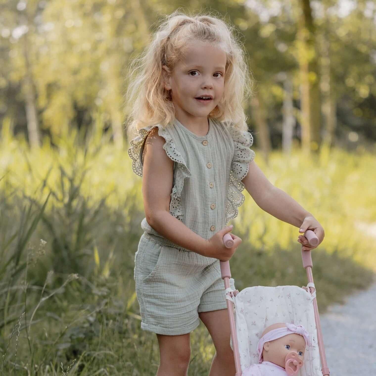 Carrinho de bonecas em metal Little Dutch - Mini-Me - Baby & Kids Store