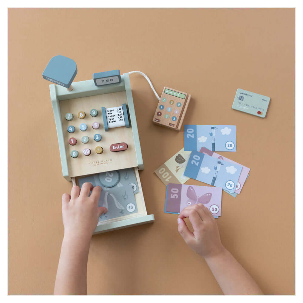 Caixa Registadora de Madeira | Little Dutch - Mini-Me - Baby & Kids Store