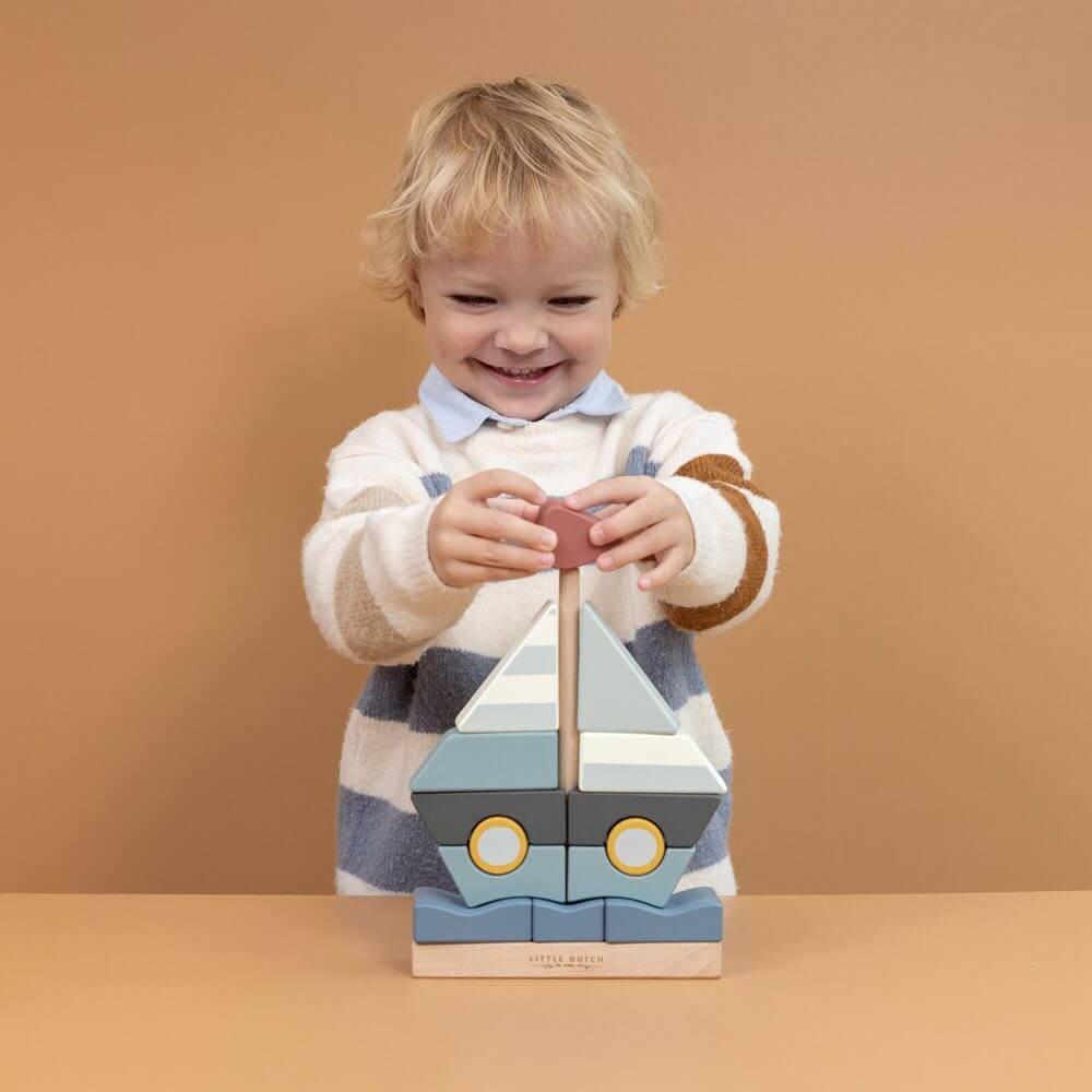 Barco de empilhar - Sailors Bay | Little Dutch - Mini-Me - Baby & Kids Store