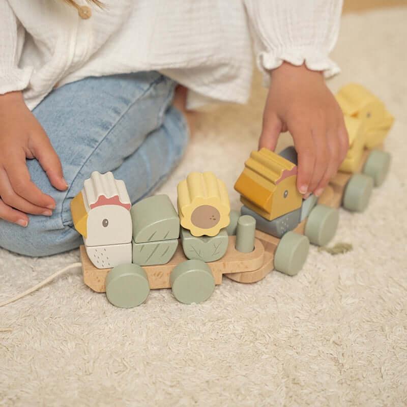 Comboio - Galinha de empilhar Little Farm | Little Dutch - Mini-Me - Baby & Kids Store