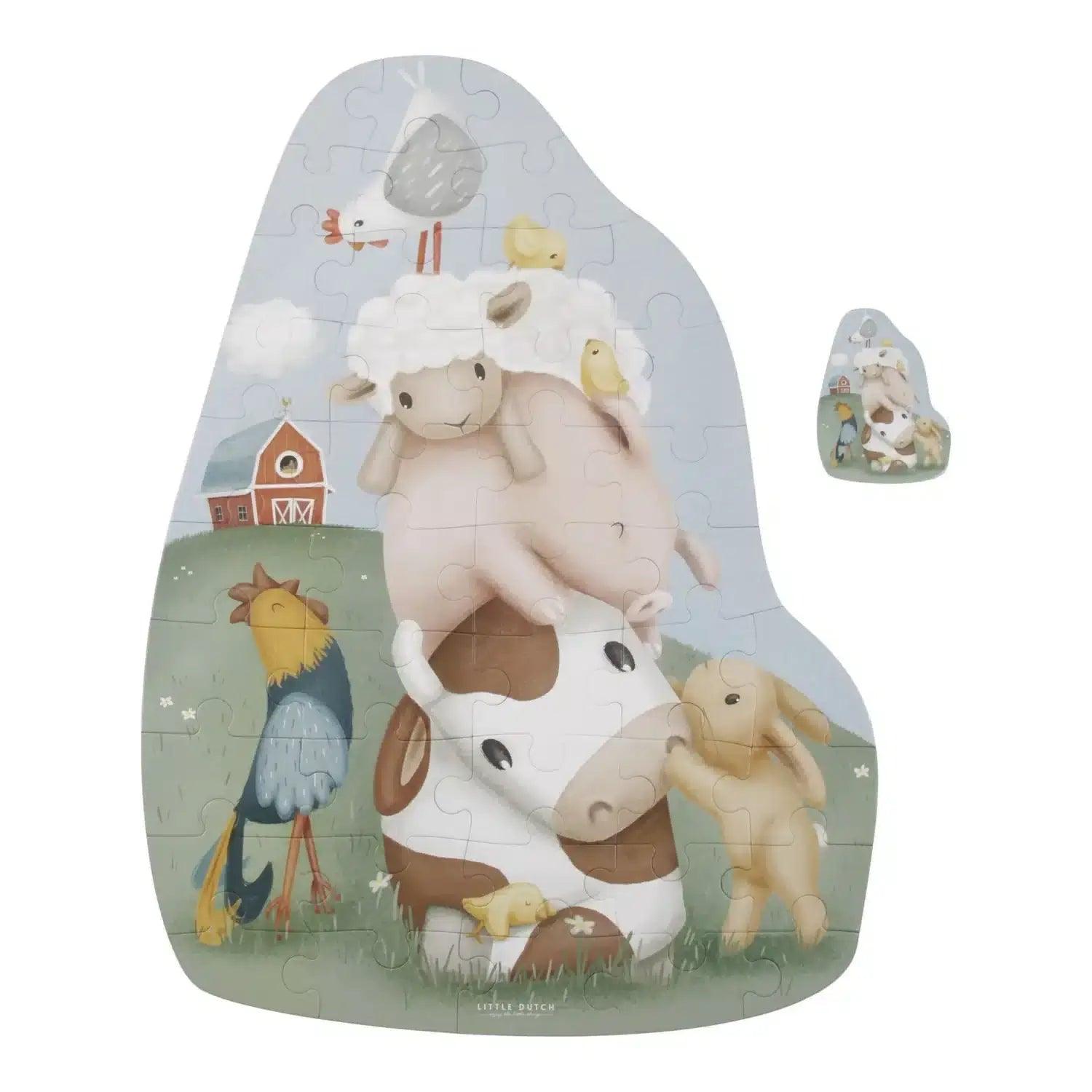 Puzzle de chão XL – Little Farm | Little Dutch - Mini-Me - Baby & Kids Store