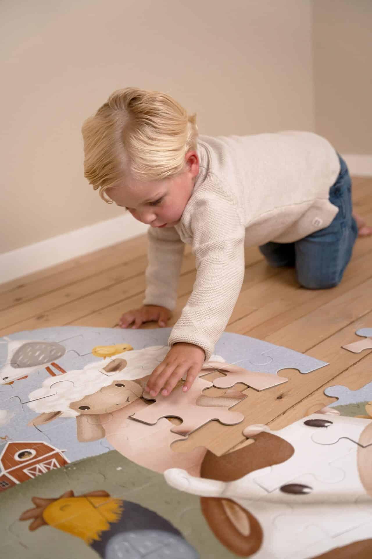 Puzzle de chão XL – Little Farm | Little Dutch - Mini-Me - Baby & Kids Store