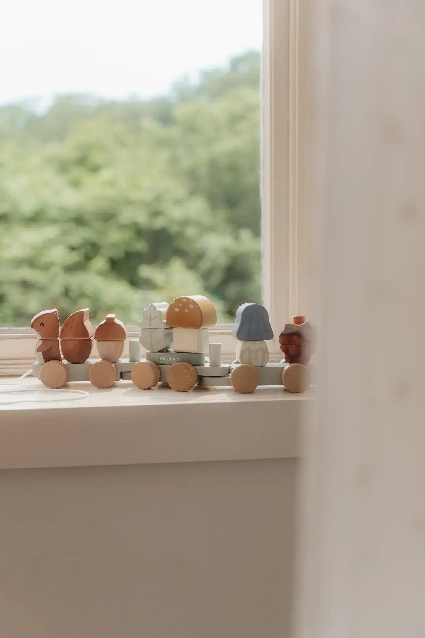 Comboio de Encaixe - Forest Friends | Little Dutch - Mini-Me - Baby & Kids Store
