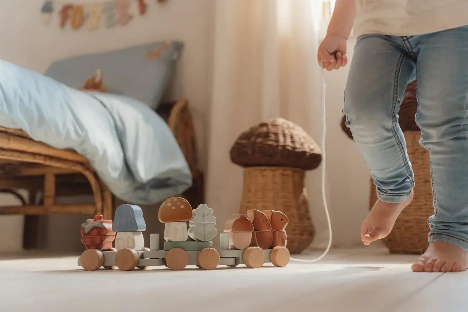 Comboio de Encaixe - Forest Friends | Little Dutch - Mini-Me - Baby & Kids Store