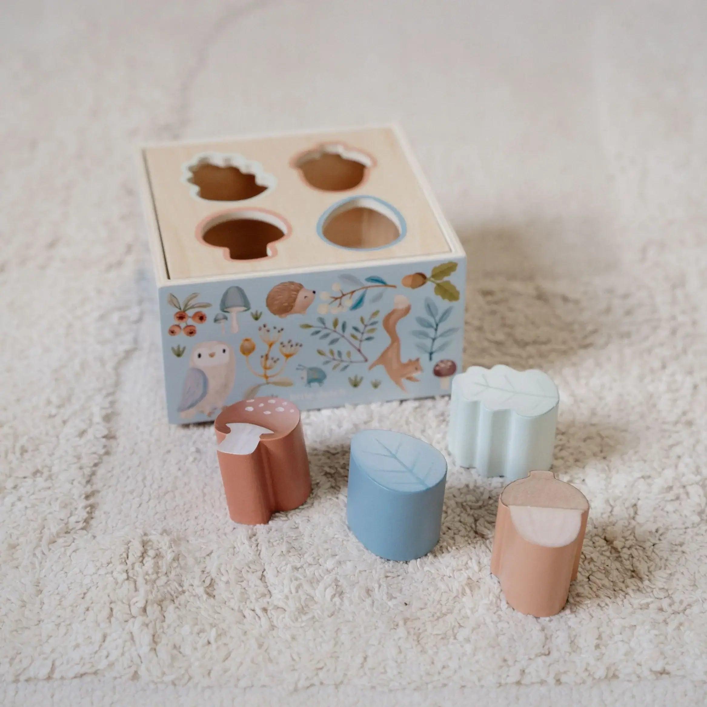 Caixa de Encaixe de Formas - Forest Friends | Little Dutch - Mini-Me - Baby & Kids Store