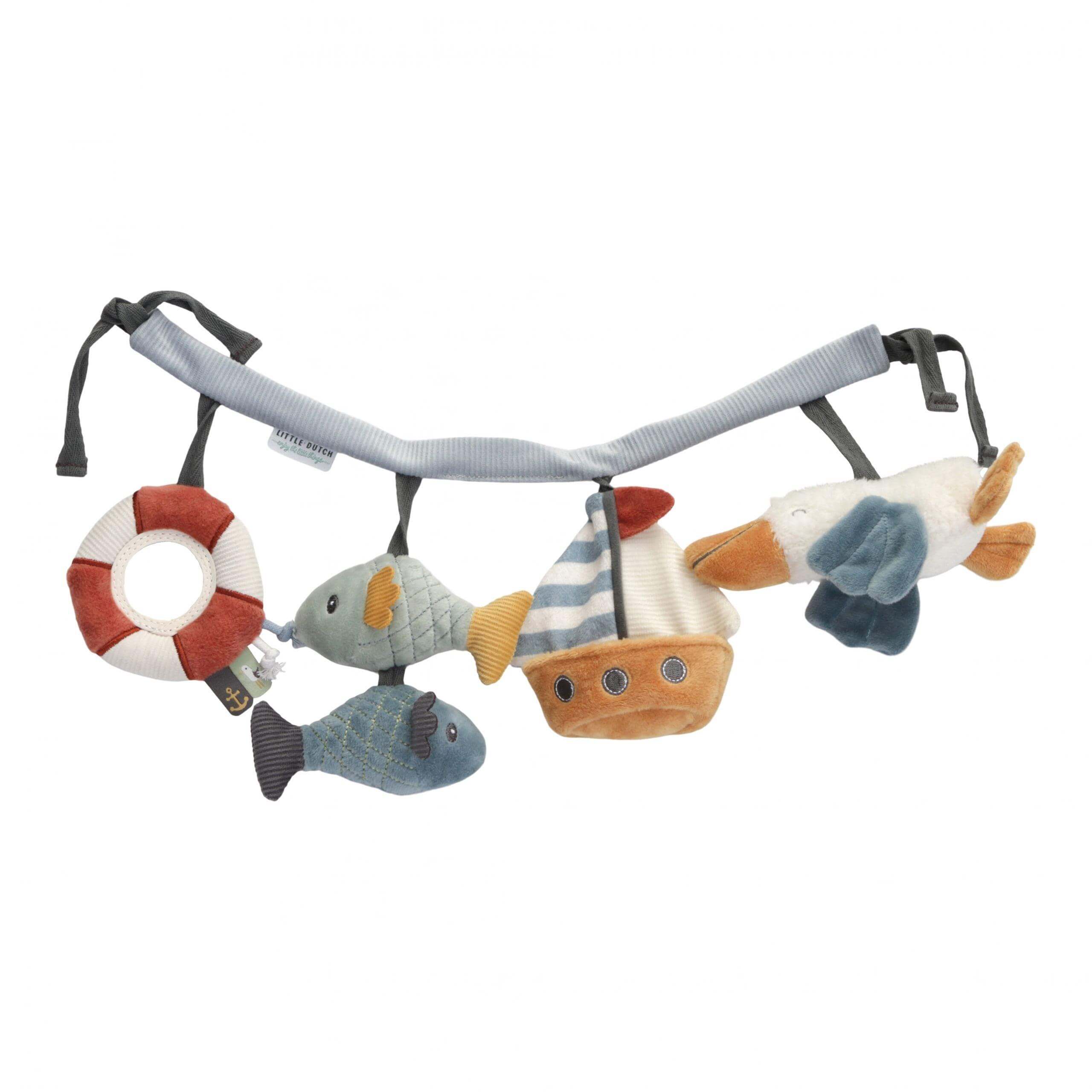 Grinalda de atividades para carrinho "Sailors Bay" | Little Dutch - Mini-Me - Baby & Kids Store